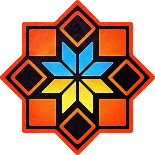 ornamento, ícone de design, padrões de mandala, o design gráfico do logotipo, logotipo de associação do patreon