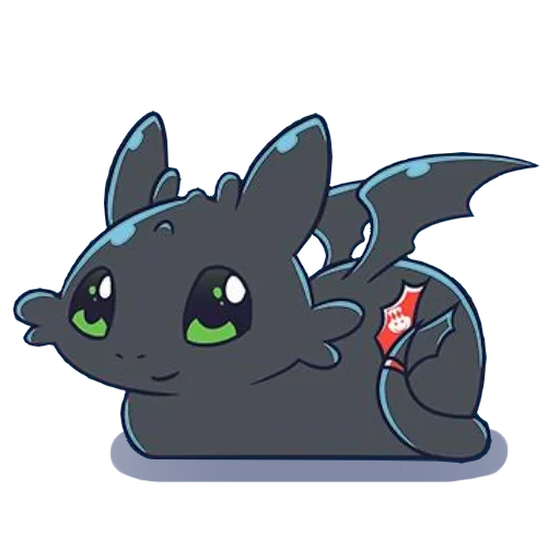 bezobik, naga itu tak terputus, chibi dragon toothless, furia malam tanpa awal, naga tanpa toothless