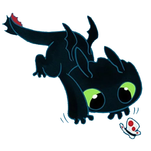 bezobik, der drache ist in kühnlos, chibi dragon zahnlos, nachtfury ist ein kofferraum, drachen sie den drachenzahn ohne