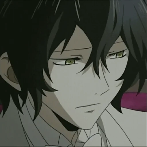 dazai, osamu dadzai, anime characters, dadzai osamu anime, dadzai osamu emotions