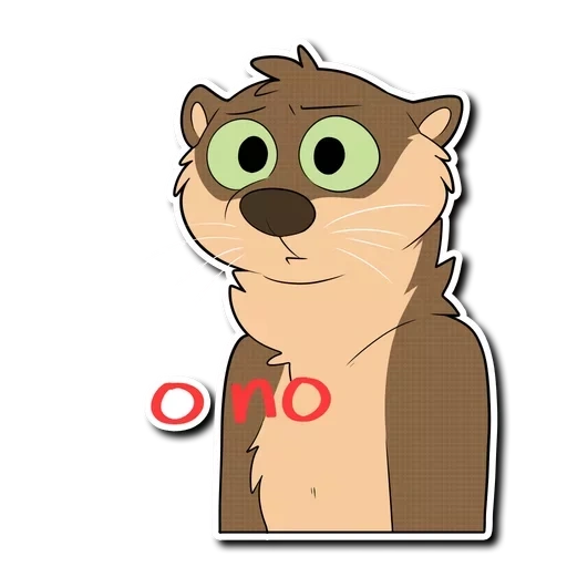 wolf, anime, otter