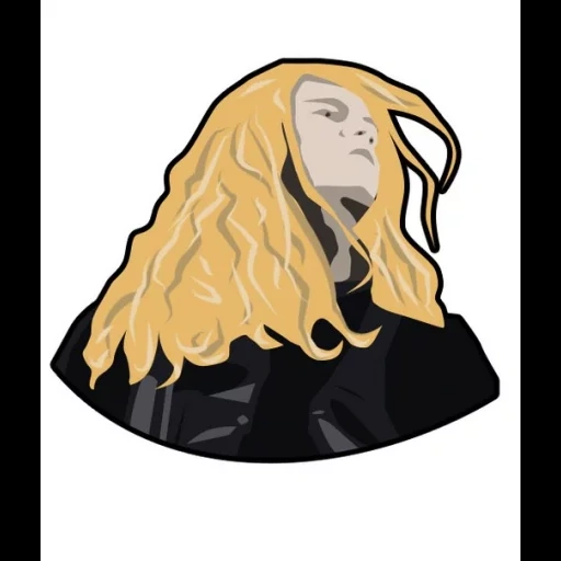 cheveu, cheveux longs, cheveux clipart, cheveux blond, clipart girl long hair