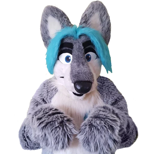 fursuit, a toy, toys wolves, furset mangle, soft toy wolf