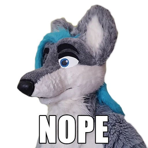 fursuit, a toy, husky furry, fursuit yiff, cosmic wuffy fursuit