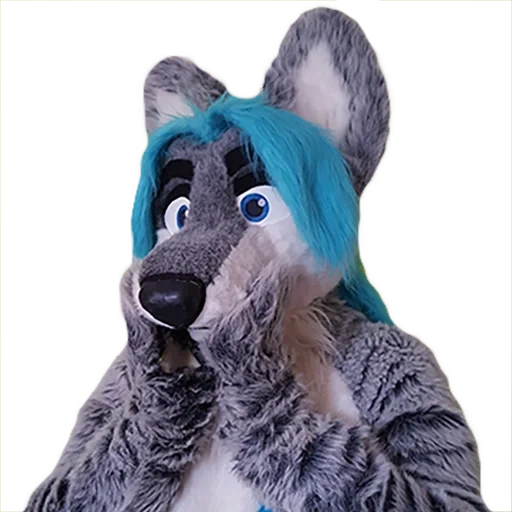 wolf, fursuit, grey wolf, wolf costume, furset wolf space