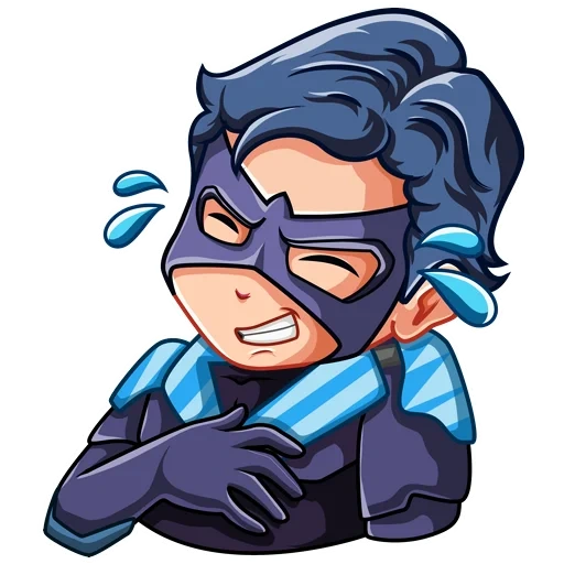 emoticônes, nightwing, nightwing