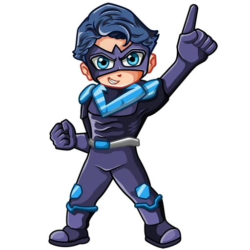 chibi, scarabée, nightwing, nightwing