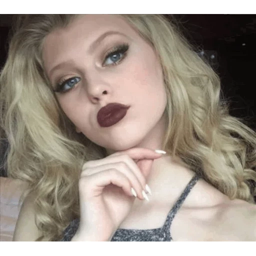 se maquiller, jeune femme, les filles, loren gray, idées de maquillage