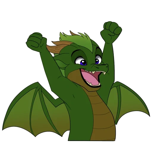 dragón, dragón, dragón verde, dragón de dibujos animados, los dinosaurios volarán