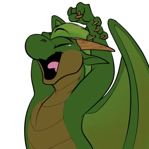 anime, le dragon, dragon vert, dessin animé de dragon, dessin animé de dragon vert