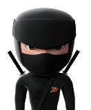 ninja, ninja, garçons, ninja silencieux, iphone emoticon ninja