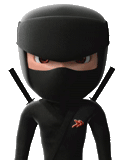 ninja, ninja, juego ninja, ninja silenciosa, ninja caricatura