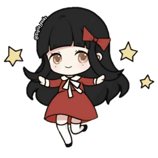 red cliff, chibi niki, personajes de animación, shameimaru chibi, patrón de animación lindo