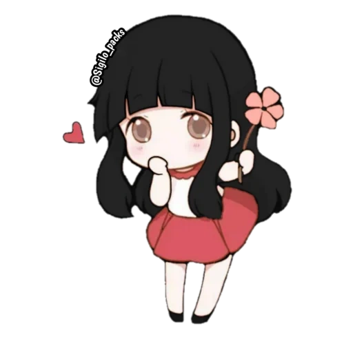 anime, image, menher chan chibi, maki harukawa chibi