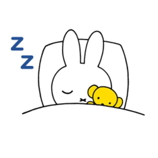 conejo, conejo dormido, dibujo de conejo, boceto, conejo miffenha
