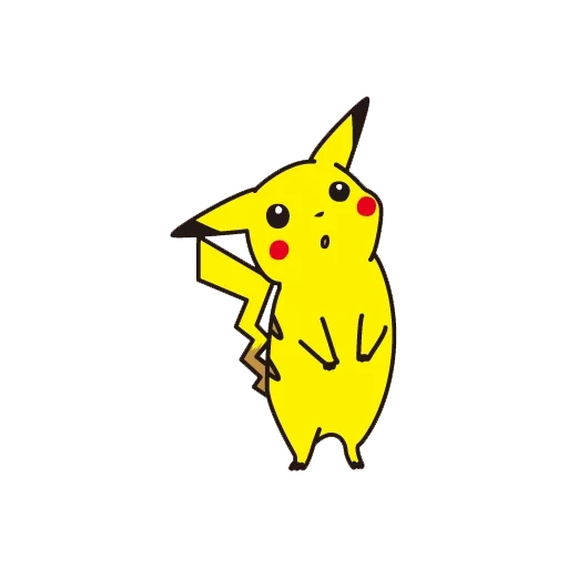 pikachu, pokémon, picachu ikone, pikachi zeichnung, pikachu bewegt