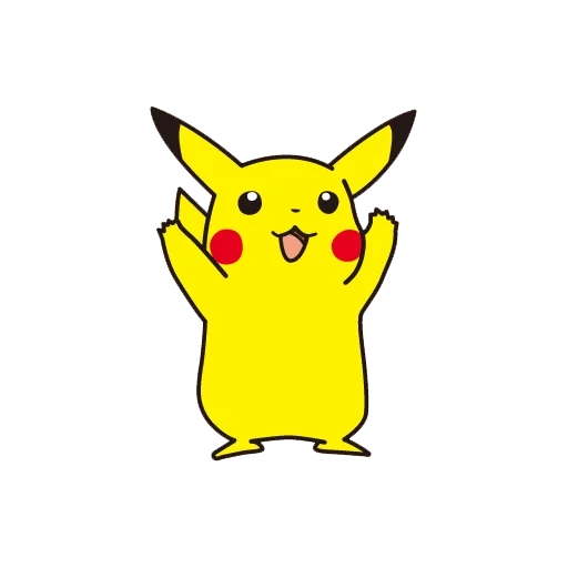 pikachu, icône picachu, pikachu pokémon, pikachu dansant, pikachu l'effet du mandel