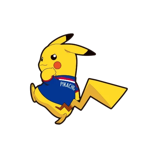 pikachu, dick pikachu, piking a football player, pikachu with a white background