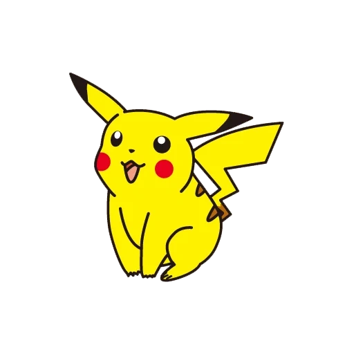 pikachu, lencana pikachu, pokemon yang lucu, smiley pikachu, pokemon pikachu