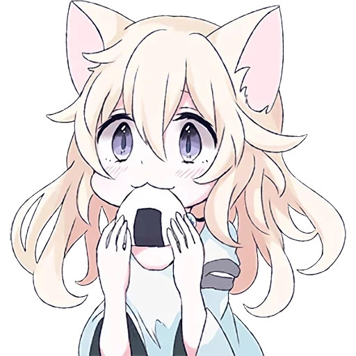 tyanka, cat girl, amino anime, white cat osu, white cat girl