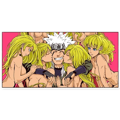 naruto, naruto harem jiu jitsu, harem naruto technology, art jiraiya harem view streets