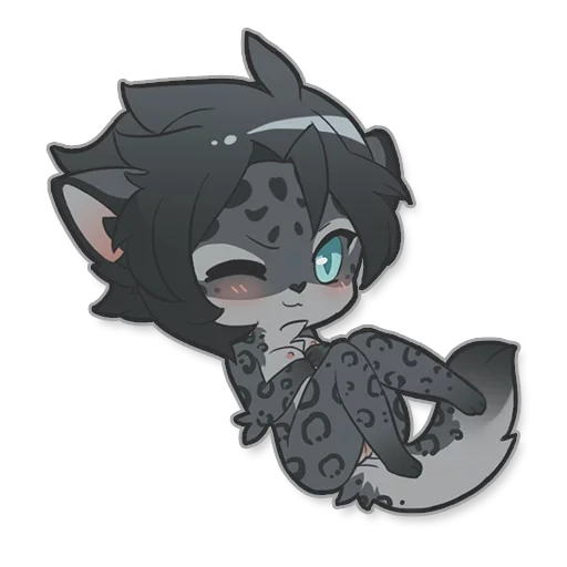 anime, gato, los cachorros de lobo de anime, gatos animales, anime chibi demon