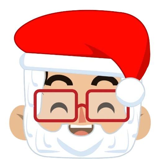 santa, sinterklas, santa rahasia, emoji santa claus, wajah santa klaus