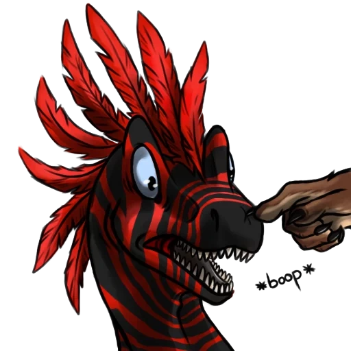 foxy, anime, foxy fnap, cauda demoníaca, monster nightmare foxy