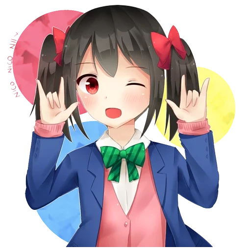 nico yazava, nico nico ni, nico nico nii, nico nico douga, anime nico yazava