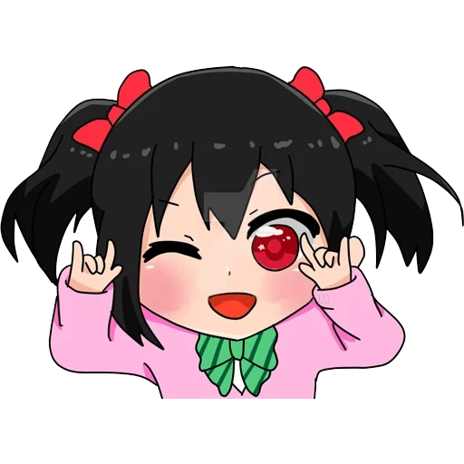 image, nico yazava, émoticônes d'anime, personnages d'anime, anime nico yazava