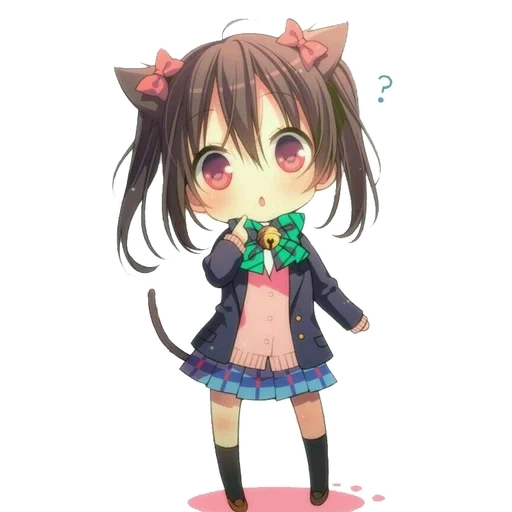 animación, animación neko, personajes de animación, chuanzerniko, papel de animación de niña