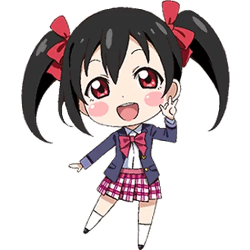 nico yazava, nico yazawa, nico yazawa chibi, nico yazawa chibi, nico yazava kawai