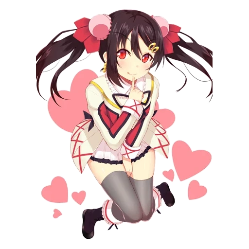 nico yazava, yazawa nico, love live anime, nico yazava demon, nico yazava render