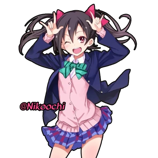 idées d'anime, nico yazava, yazawa nico, anime nico yazava, chat nico yazava