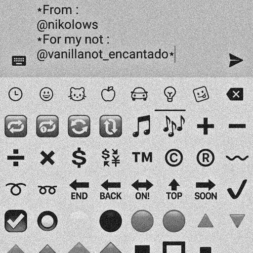 simboli, simboli di soprannomi, schermo del telefono, il simbolo del limite, simboli android della tastiera