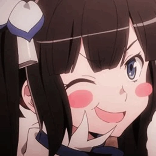 hestia, anime de hestia, anime girl, personnages d'anime, je vais au donjon