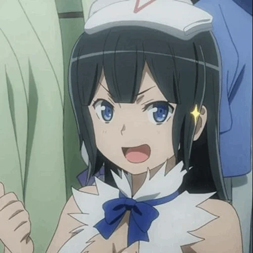 hestia, danmachi, anime de hestia, anime de la déesse hestia, danmachi freya mikoto