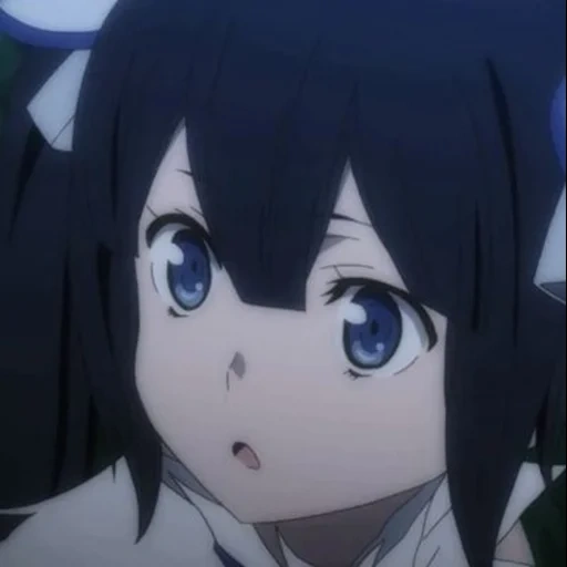 anime, hestia, anime characters, danmachi hestia ova, maybe i will meet you a dungeon screenshots