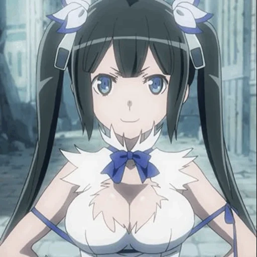 hestia, danmachi, anime di hestia, danma pool anime, vado nelle segrete