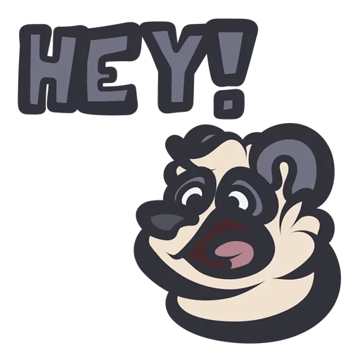 panda, engraçado, ícone de palhaço