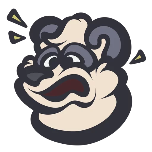 teddy muka, bulldog angeli, súper plantilla, bulldog vector, bulldog de dibujos animados