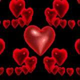 перископ, фон сердечки, любовь сердце, живые сердечки, анимация сердце