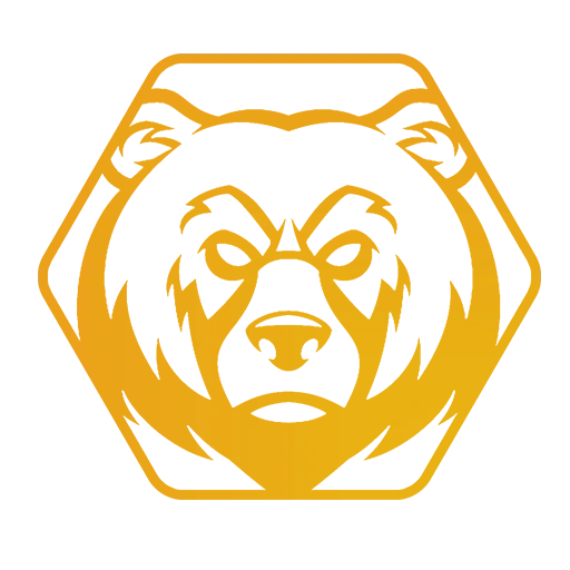 twitch.tv, морда медведя, медведь гризли, эмблема медведь, логотип медведь