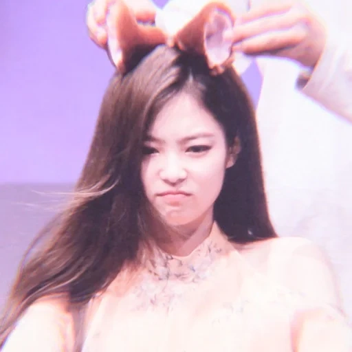 jennie, schwarzrosa, jenny kim, asiatische mädchen, jennibleppink crown