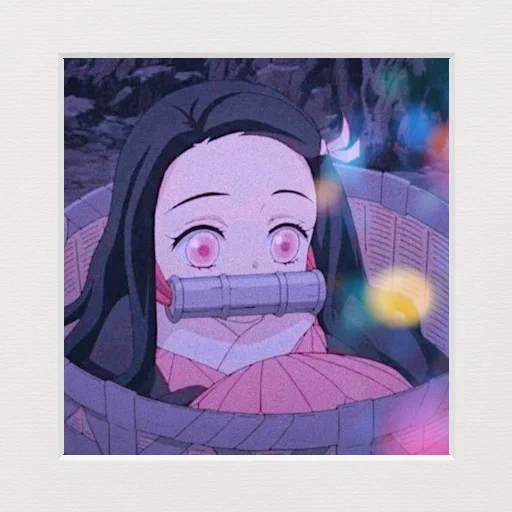 nezuko, figure, ninko kanto, personnages d'anime, nezuko tristesse