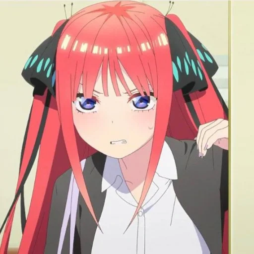 miku nakano, nino nakano, anime girl, personaggio di anime, gotoubun no hanayome