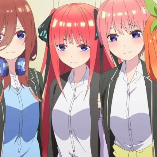 gotoubun, nino nakano, toubun no hanayome, gotoubun no hanayome, go toubun no hanayome