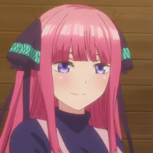 o anime fofo, nino nakano, anime girls, o anime é lindo, captura de tela de nino nakano