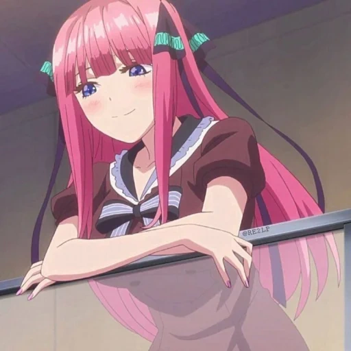 animação fofa, menina anime, menina anime, personagem de anime, toubun no hanayome