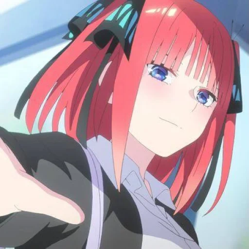 nino nakano, menina anime, personagem de anime, animação popular, gotoubun no hanayome